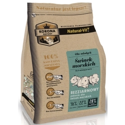 KORONA NATURY POKARM MŁODA ŚWINKA MORSKA 750g JUNIOR cavia